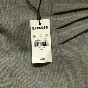 Express gray pencil skirt size 00